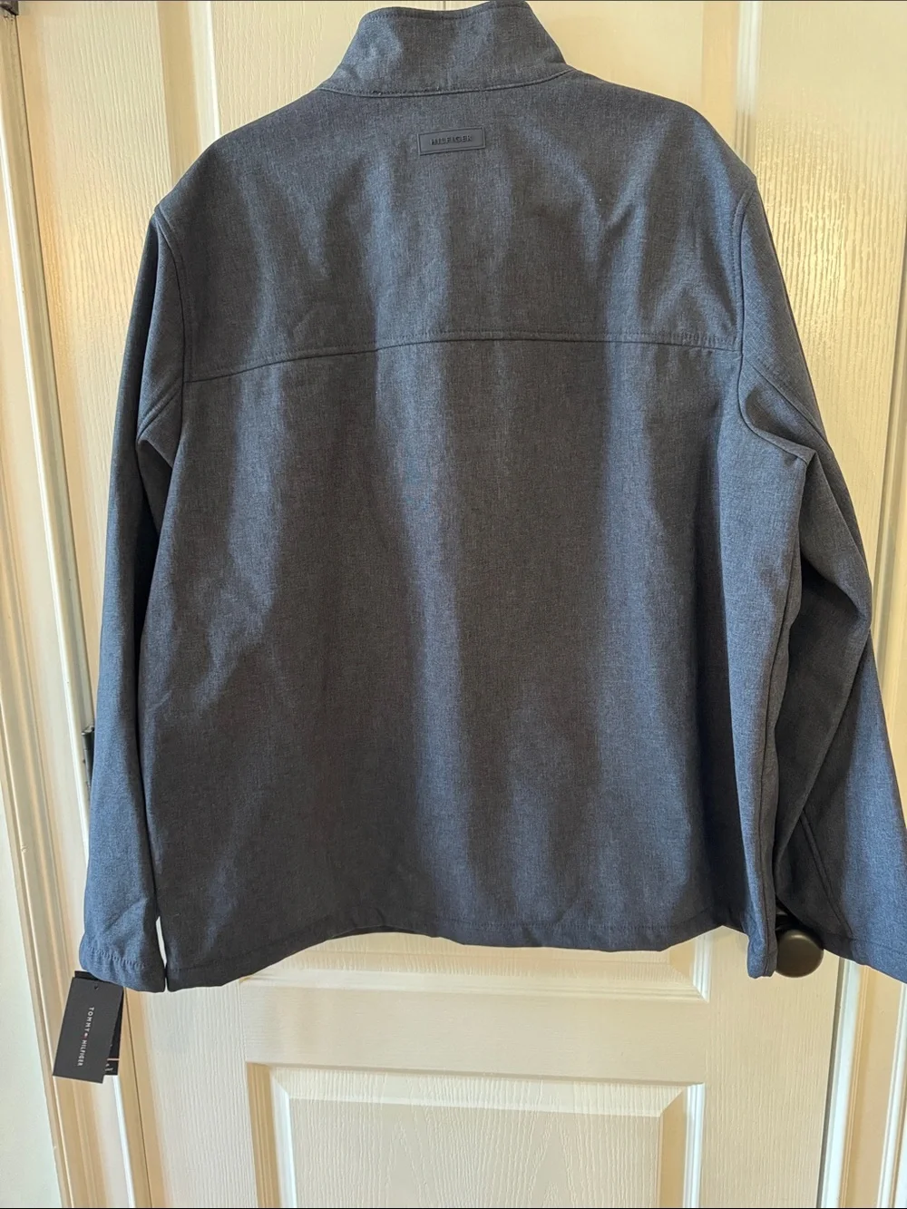 Tommy Hilfiger Men's Slate Gray Lightweight Zip Jacket